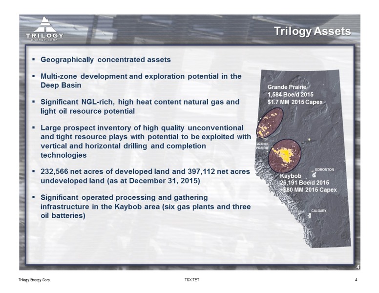 September 2016 Corporate Presentation – Trilogy Energy Corp. – slide 3