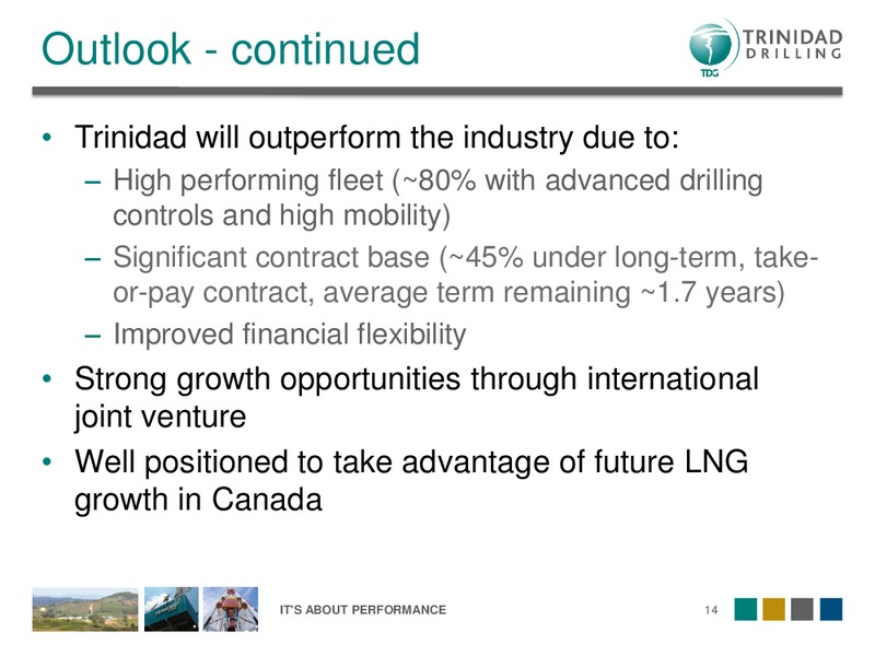 Q4 2013 Earnings Call – Trinidad Drilling Ltd. – slide 14