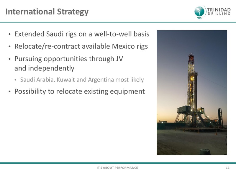 September 2017 Corporate Presentation – Trinidad Drilling Ltd. – slide 11