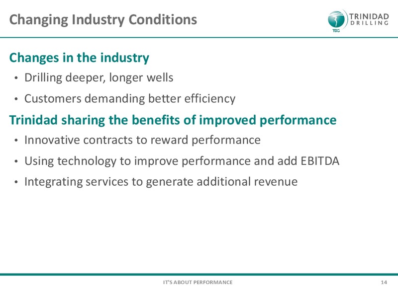 September 2017 Corporate Presentation – Trinidad Drilling Ltd. – slide 12