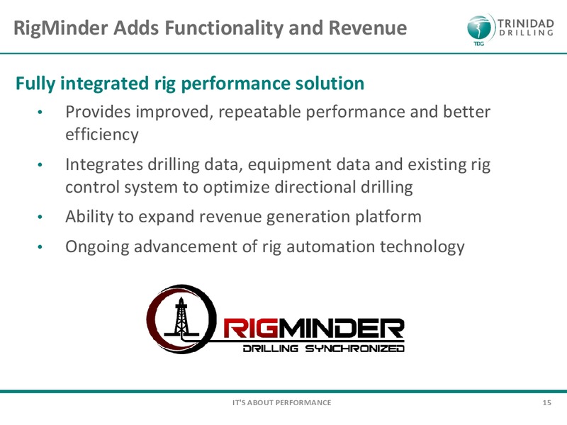 September 2017 Corporate Presentation – Trinidad Drilling Ltd. – slide 13