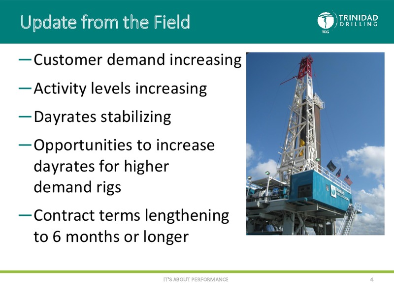 November 2016 Corporate Presentation – Trinidad Drilling Ltd. – slide 3
