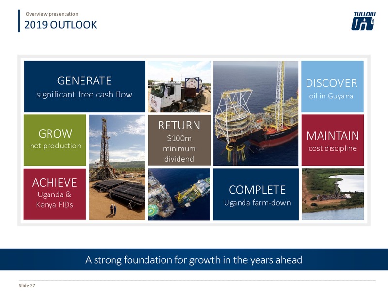April May 2019 Investor Presentation – Tullow Oil Plc – slide 36