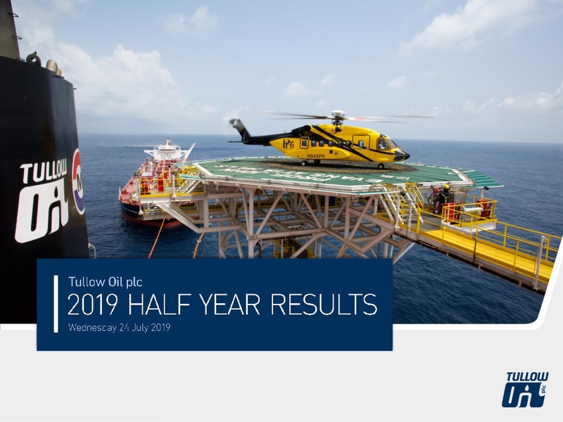 H1 2019 Results – Tullow Oil Plc – slide 1