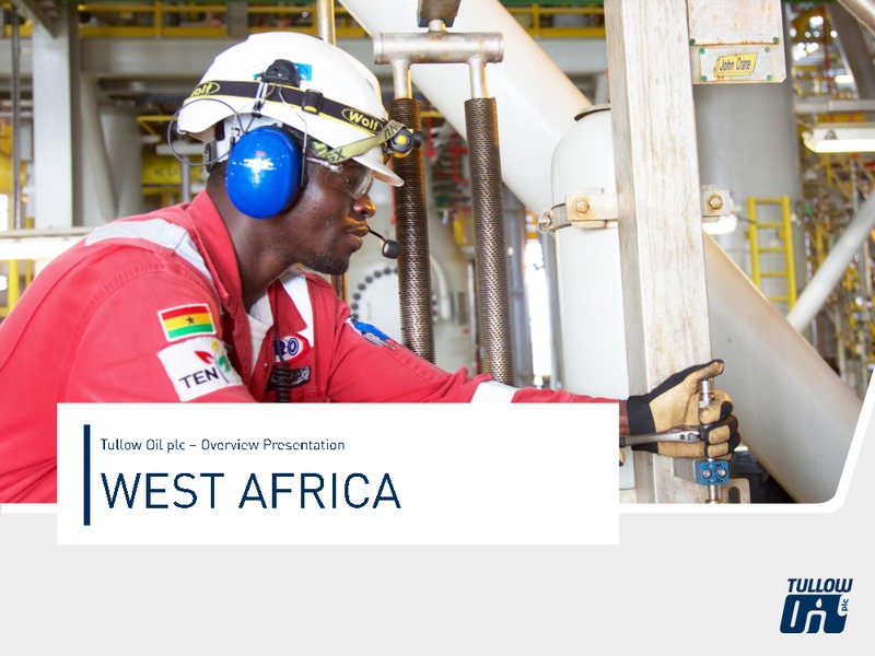 September 2019 Overview Presentation – Tullow Oil Plc – slide 13