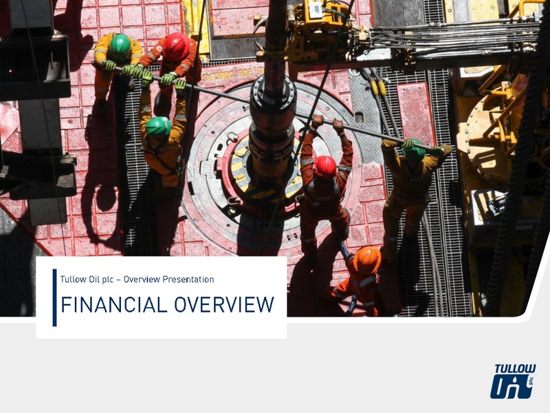 October 2018 Investor Presentation – Tullow Oil Plc – slide 4