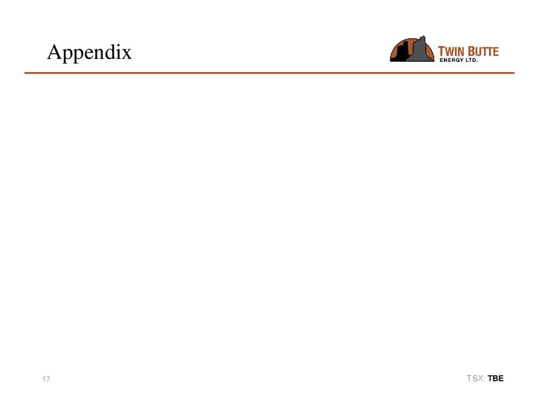 Q2 2015 CONFERENCE CALL – Twin Butte Energy Ltd. – slide 17