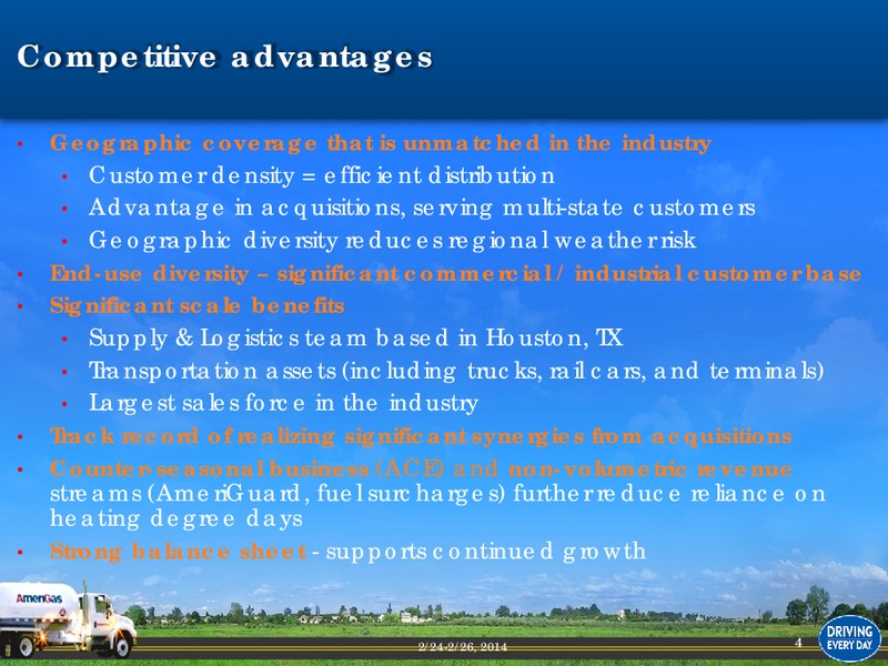 JP Morgan Global High Yield & Leveraged Finance Conference – UGI Corp. – slide 3