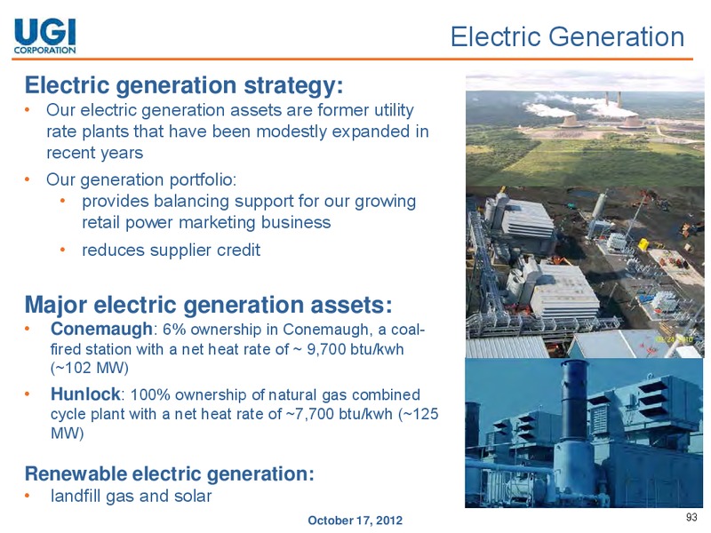 ANALYST DAY – UGI Corp. – slide 92