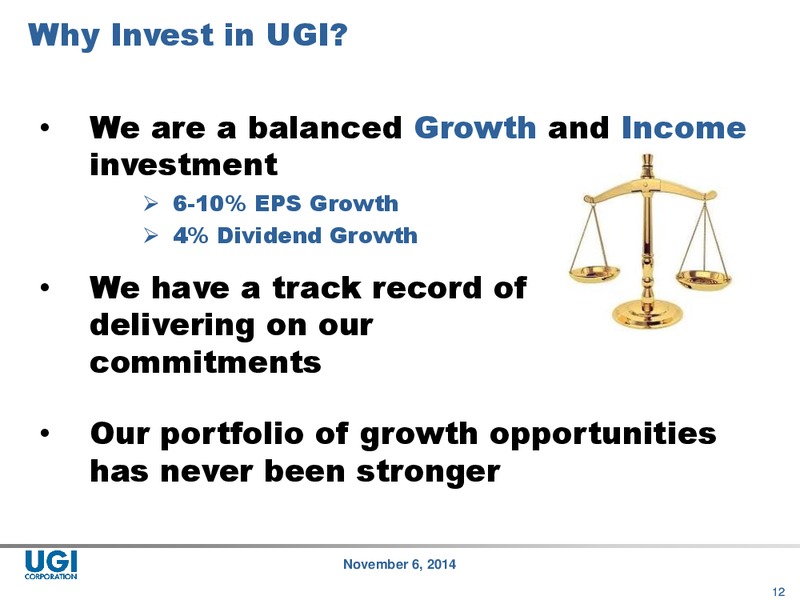 2014 Analyst Day – UGI Corp. – slide 11