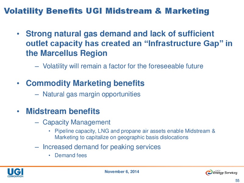 2014 Analyst Day – UGI Corp. – slide 54