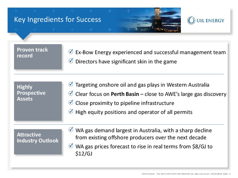 INVESTOR PRESENTATION – Uil Energy – slide 4