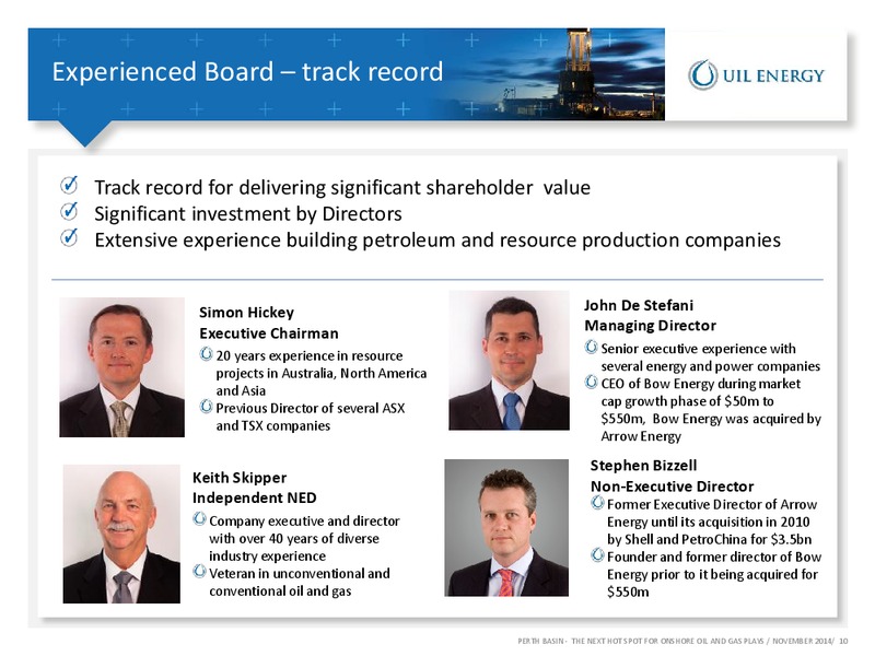 INVESTOR PRESENTATION – Uil Energy – slide 9