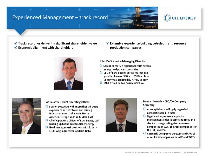 INVESTOR PRESENTATION – Uil Energy – slide 10