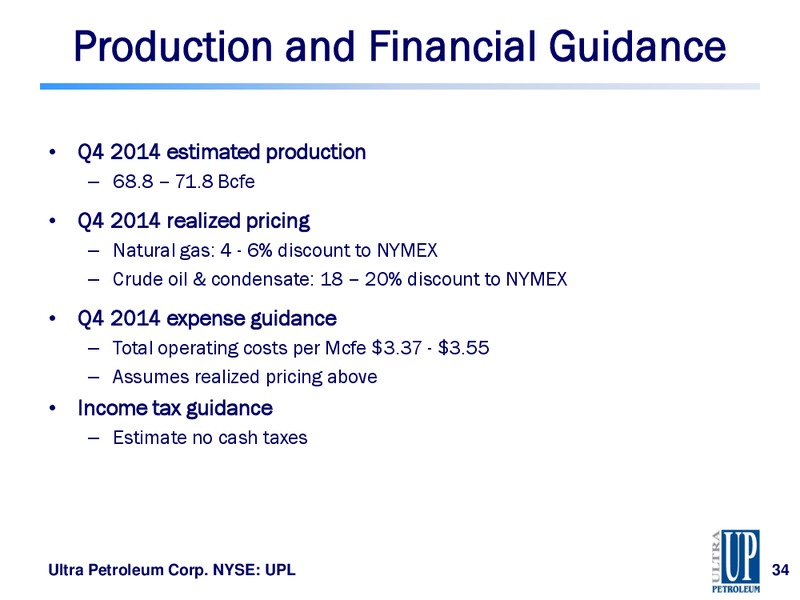 Jefferies 2014 Global Energy Conference – Ultra Petroleum Corp. – slide 33
