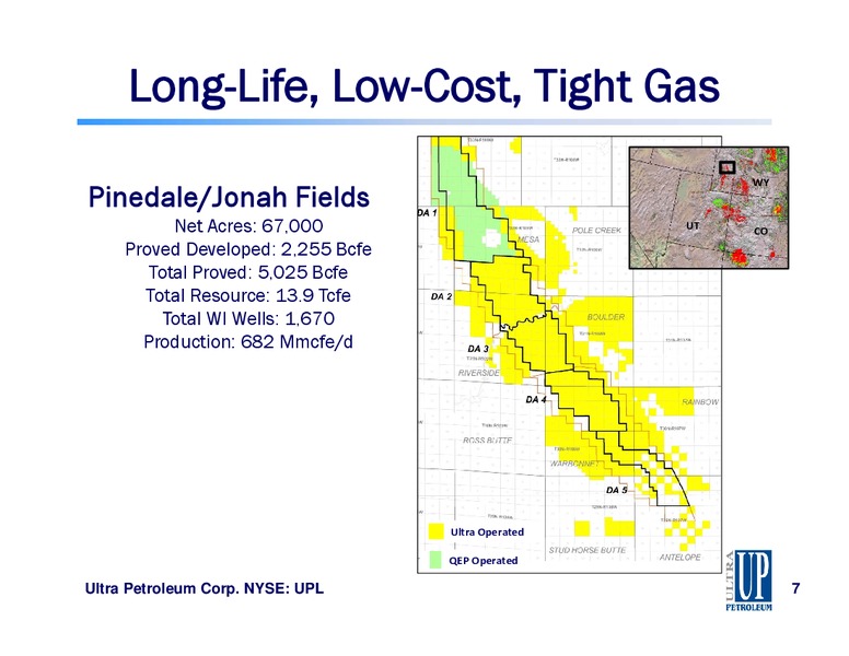 IPAA OGIS 2015 – Ultra Petroleum Corp. – slide 7