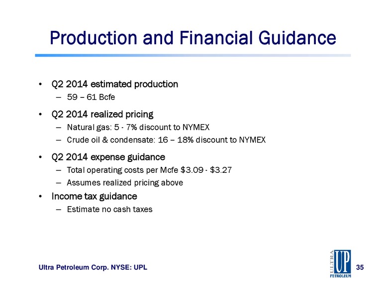 UBS New York Energy Conference – Ultra Petroleum Corp. – slide 34