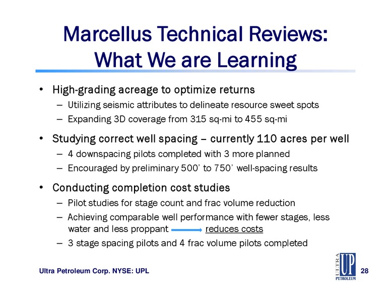 JEFFERIES GLOBAL ENERGY CONFERENCE – Ultra Petroleum Corp. – slide 28