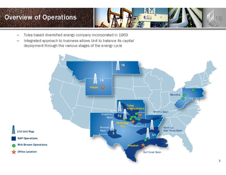 HOWARD WEIL ENERGY CONFERENCE – Unit Corp. – slide 2