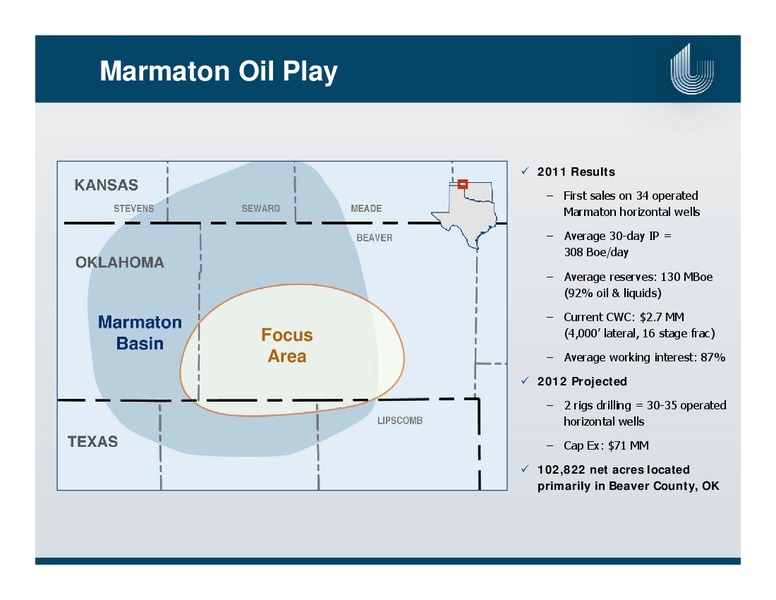 ENERCOMS LONDON OIL & GAS CONFERENCE – Unit Corp. – slide 9