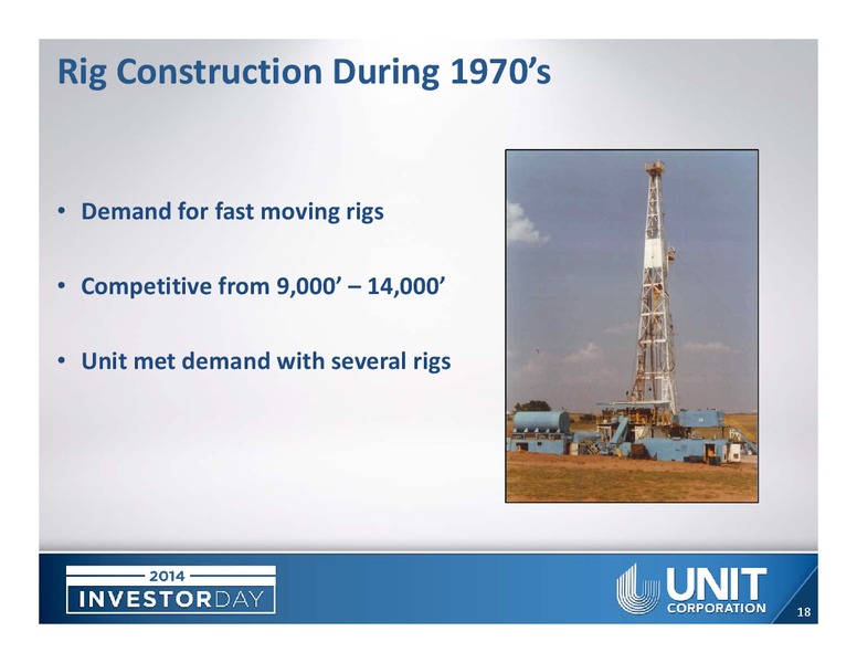ANALYST DAY – Unit Corp. – slide 16