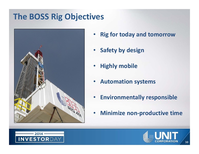 ANALYST DAY – Unit Corp. – slide 28