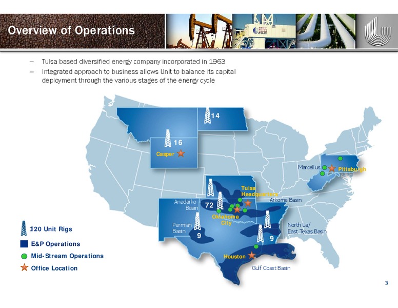 CAPITAL ONE SECURITIES ENERGY CONFERENCE – Unit Corp. – slide 2