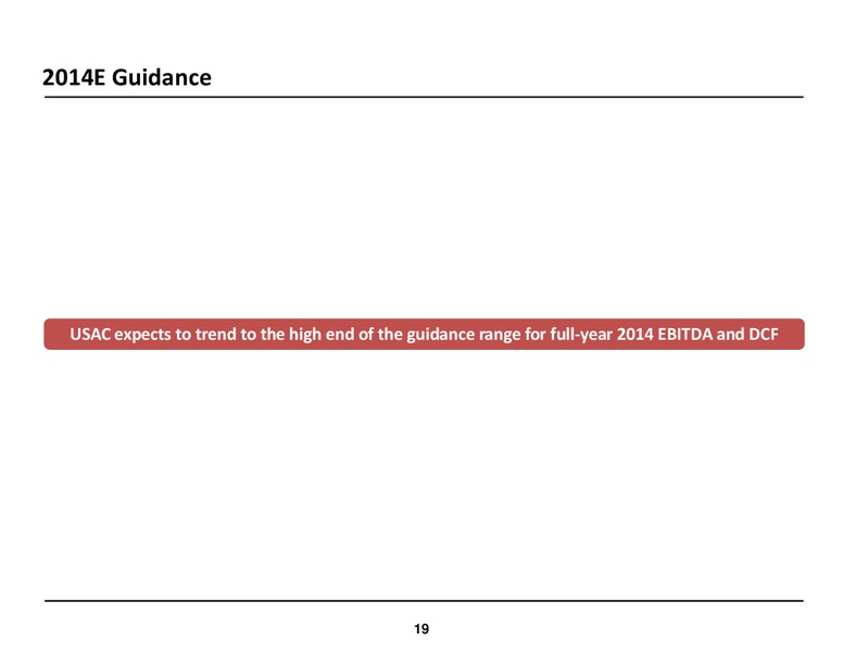 INVESTOR MEETINGS – USA Compression Partners Lp – slide 19