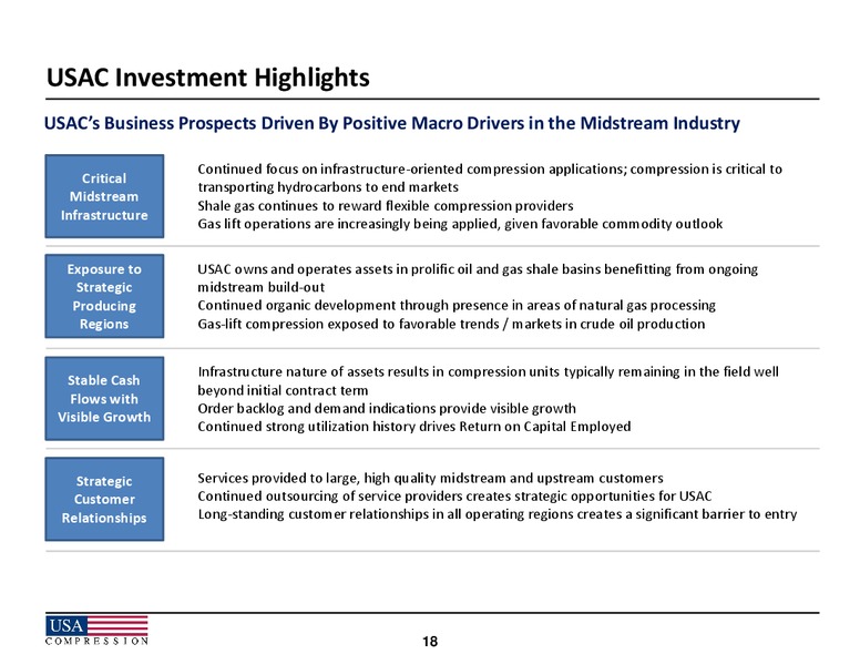 2014 Howard Weil Energy Conference – USA Compression Partners Lp – slide 18