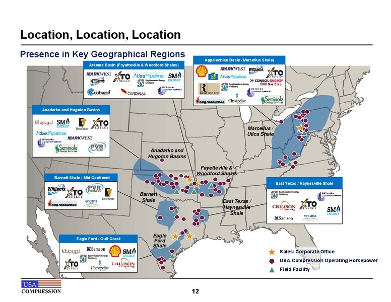 March 2013 Investor Presentation – USA Compression Partners Lp – slide 12