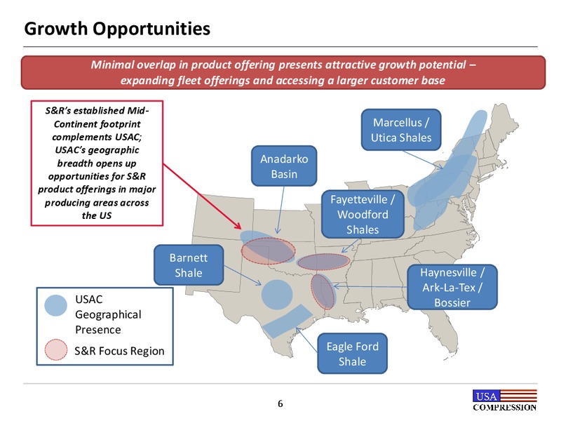 SR Acquisition Presentation – USA Compression Partners Lp – slide 6
