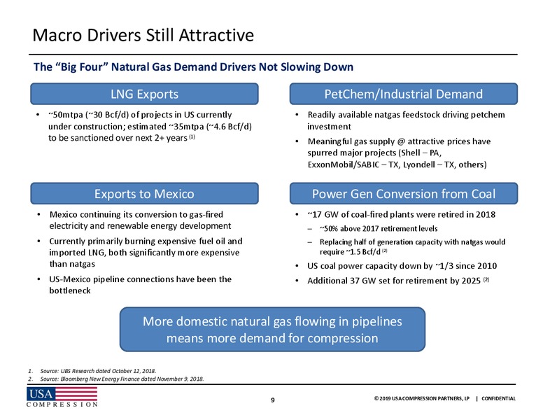 UBS Midstream MLP and Utilities Conference – USA Compression Partners Lp – slide 9