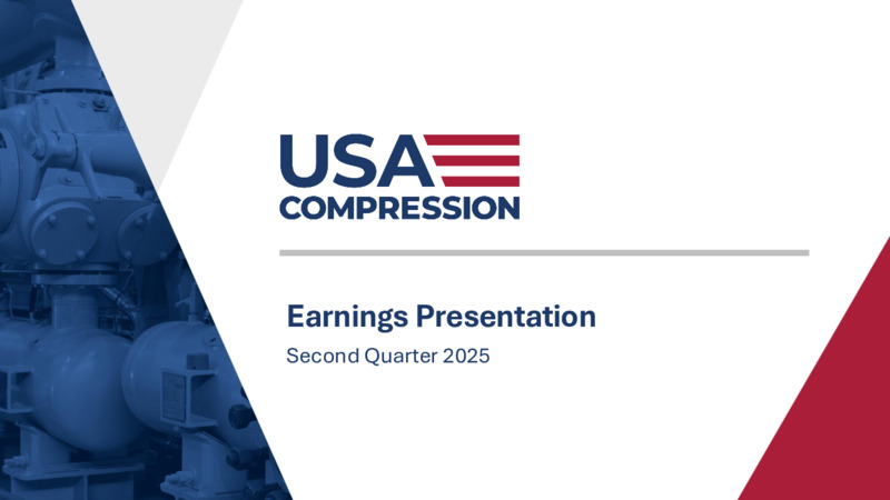 2Q 2025 Earnings Presentation – USA Compression Partners Lp – slide 1
