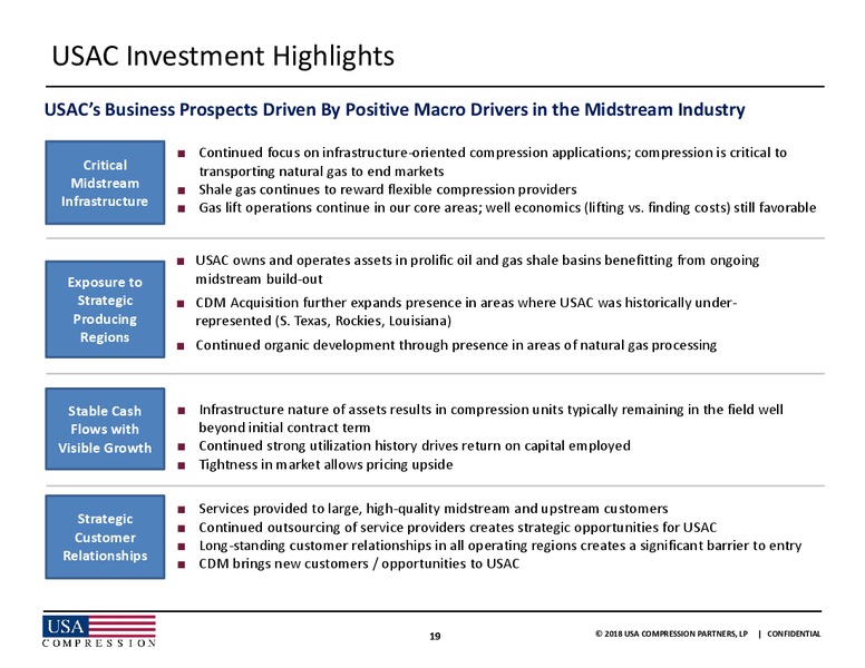Wells Fargo 2018 Midstream and Utility Symposium – USA Compression Partners Lp – slide 19