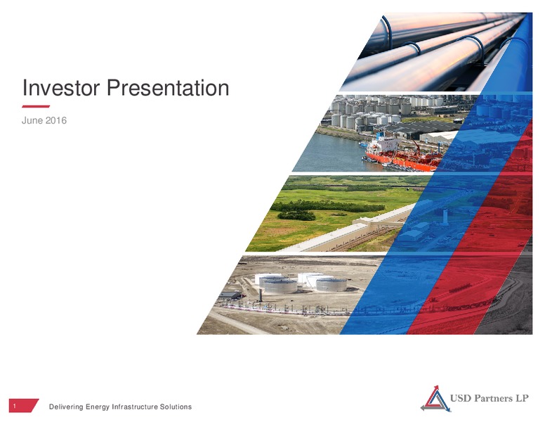 June 2016 Investor Presentation – USD Partners LP – slide 1