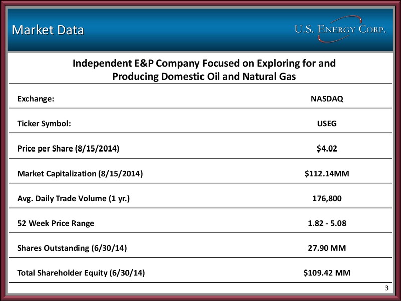 CORPORATE PRESENTATION – Us Enercorp – slide 2