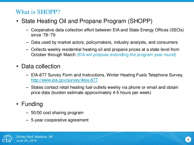 CORPORATE PRESENTATION – EIA – slide 8