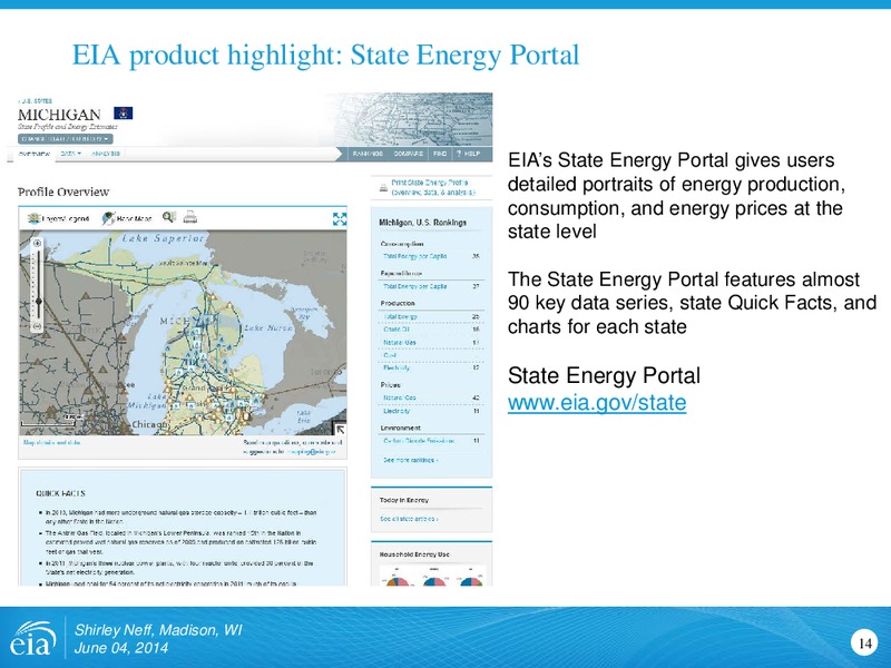 CORPORATE PRESENTATION – EIA – slide 14