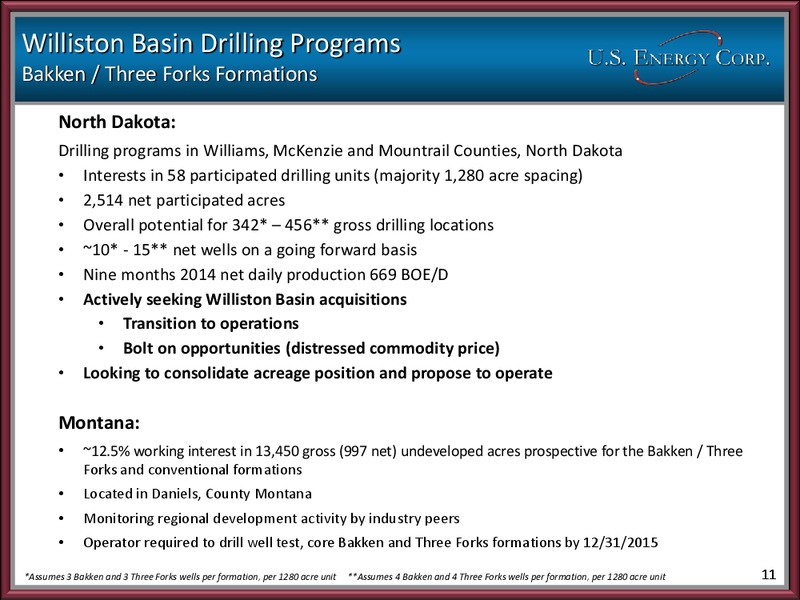 Corporate Presentation – US Energy Corp. – slide 10