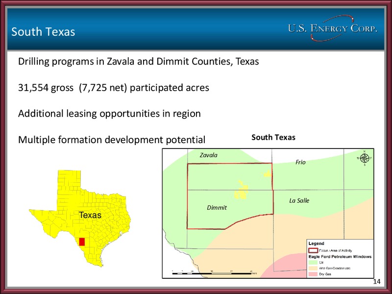 Corporate Presentation – US Energy Corp. – slide 13