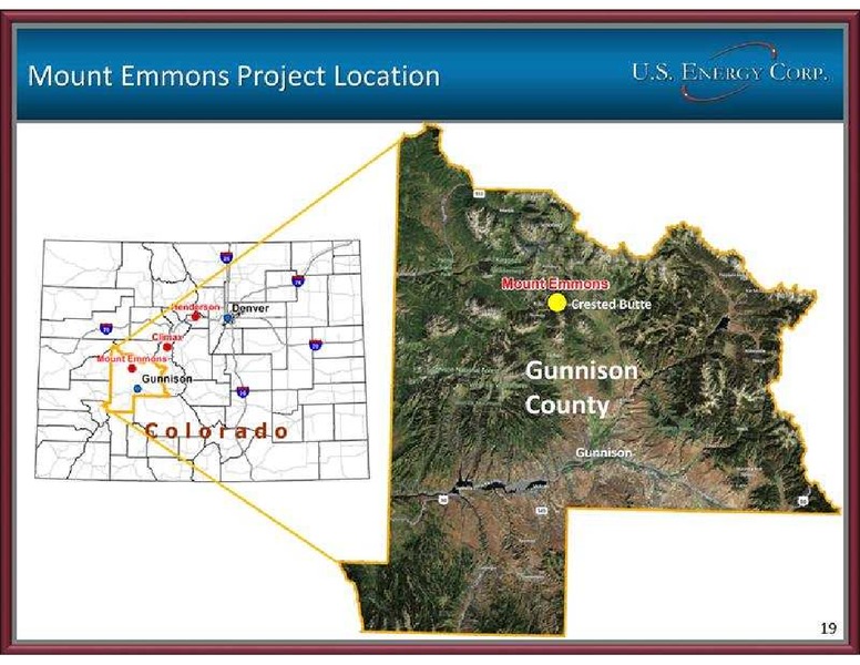 GLOBAL HUNTER SECURITIES ENERGY CONFERENCE – US Energy Corp. – slide 19