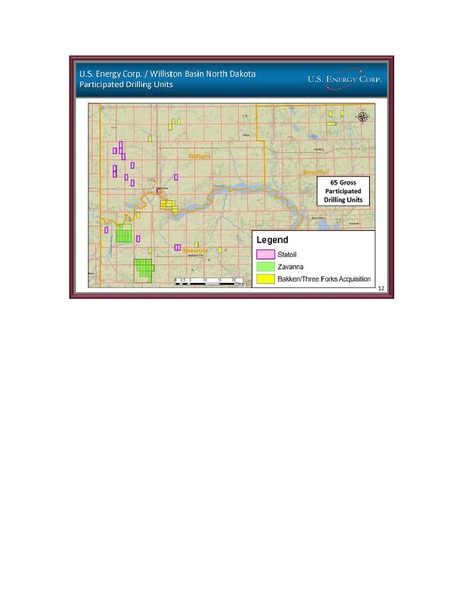 AUGUST 2013 CORPORATE PRESENTATION – US Energy Corp. – slide 12