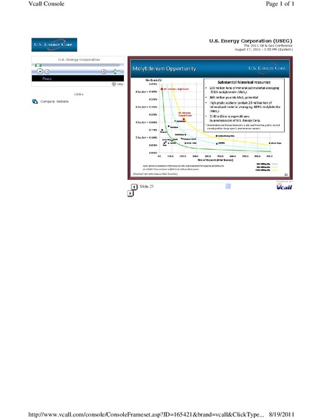 ENERCOMS THE OIL AND GAS CONFERENCE – US Energy Corp. – slide 21