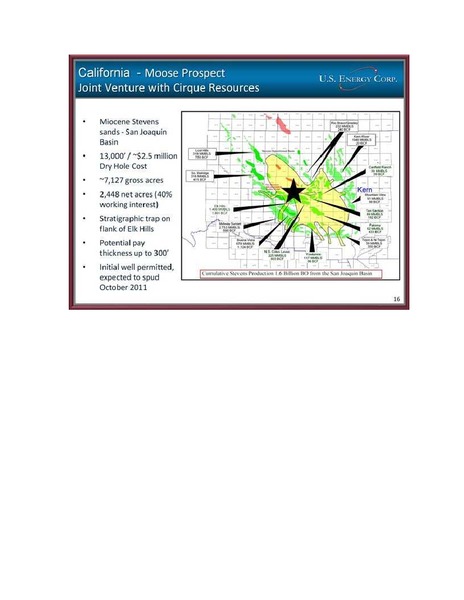 RODMAN & RENSHAW ANNUAL GLOBAL INVESTMENT CONFERENCE – US Energy Corp. – slide 15
