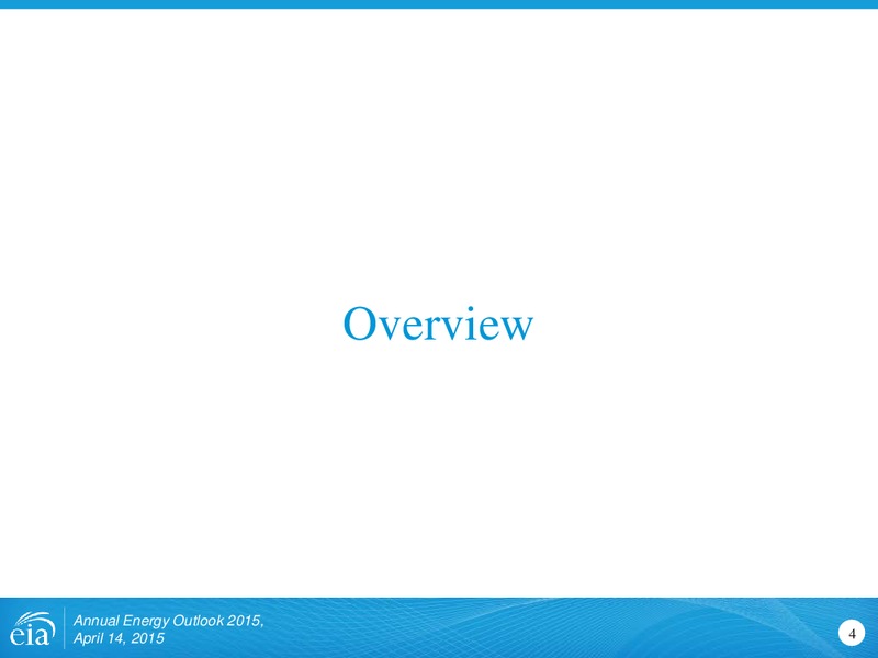 ANNUAL ENERGY OUTLOOK 2015 – US ENERGY INFORMATION ADMINISTRATION – slide 4