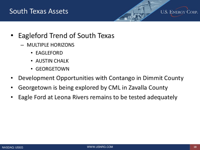 EnerCom The Oil and Gas Conference – US Energy Corp. – slide 17