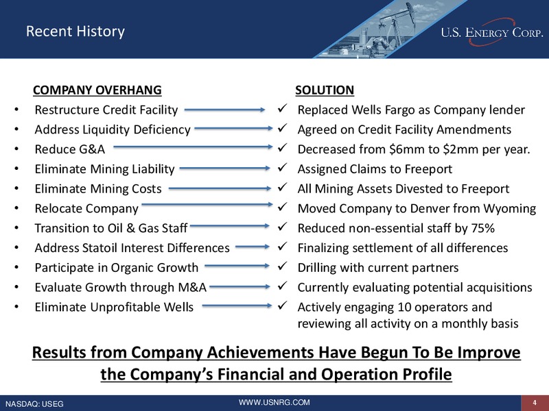 Enercom 2017 Conference – US Energy Corp. – slide 3