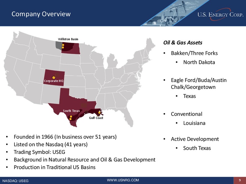 Enercom 2017 Conference – US Energy Corp. – slide 8