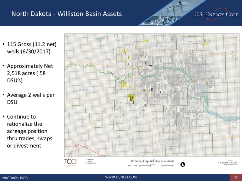 Enercom 2017 Conference – US Energy Corp. – slide 13