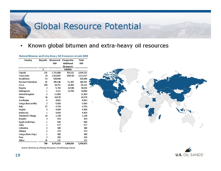 Corporate Presentation – US Oil Sands Inc. – slide 18